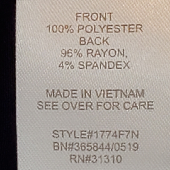 Fortune & Ivy Zippered Top - Picture 4 of 6